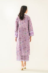 2-Pc Embroidered Lawn Digital Shirt Straight Trouser SCPM3-002